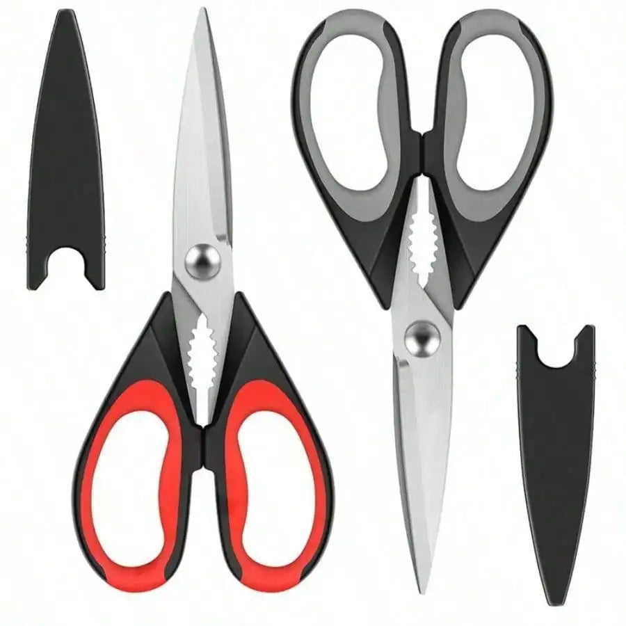 1 Piece Stainless Steel Kitchen Scissors - Multi-functional Scissors for BBQ and Cooking | Kitchen Scissors / BBQ Tools