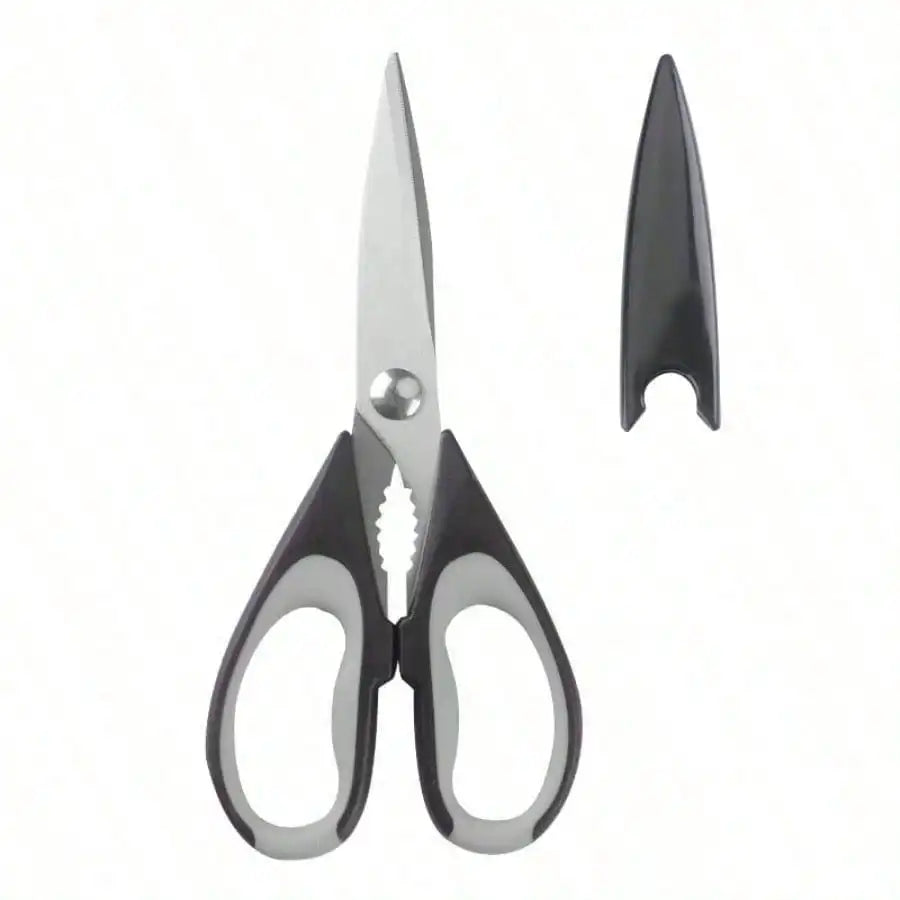 1 Piece Stainless Steel Kitchen Scissors - Multi-functional Scissors for BBQ and Cooking | Kitchen Scissors / BBQ Tools